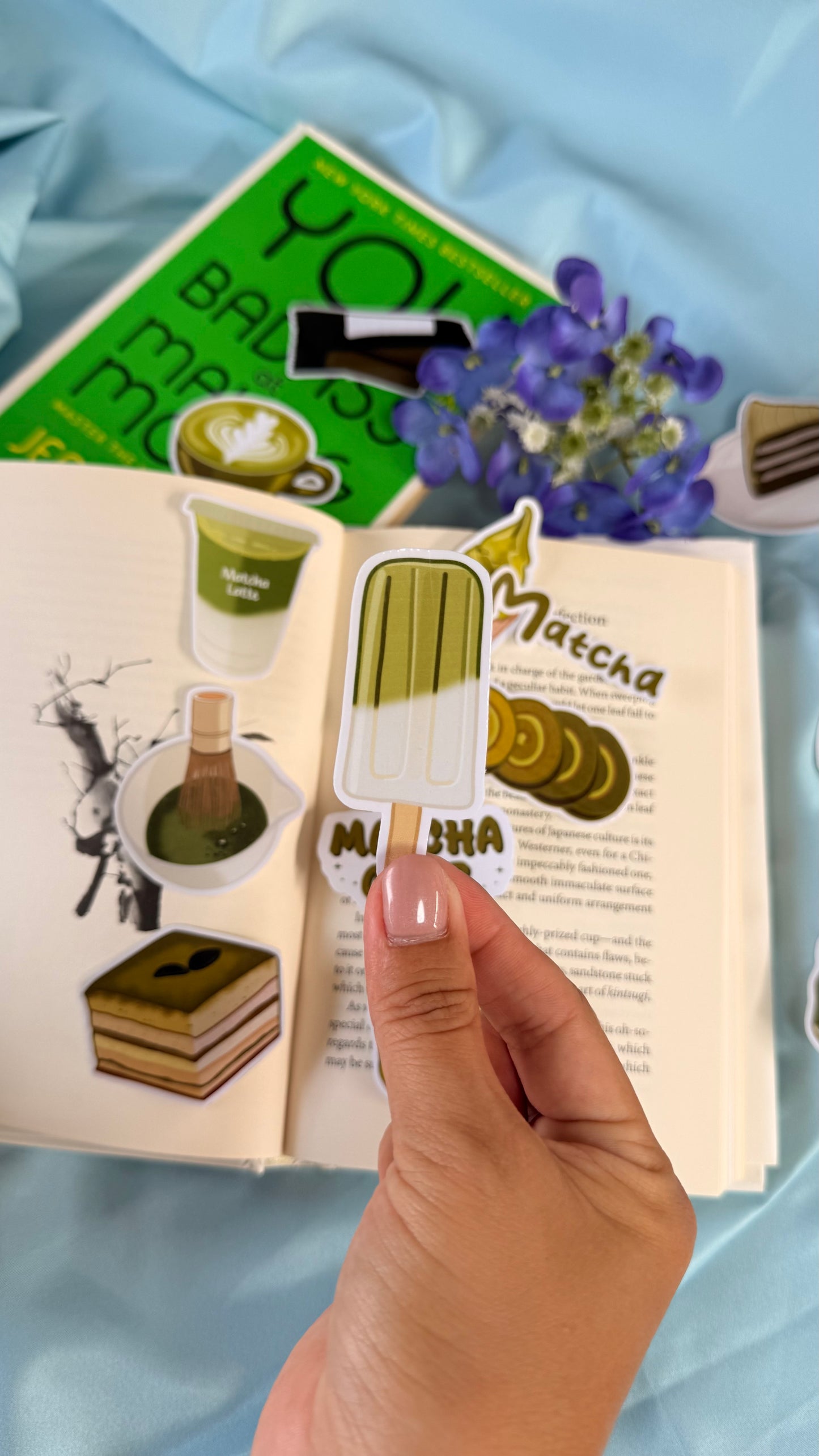Kawaii Matcha Stickers