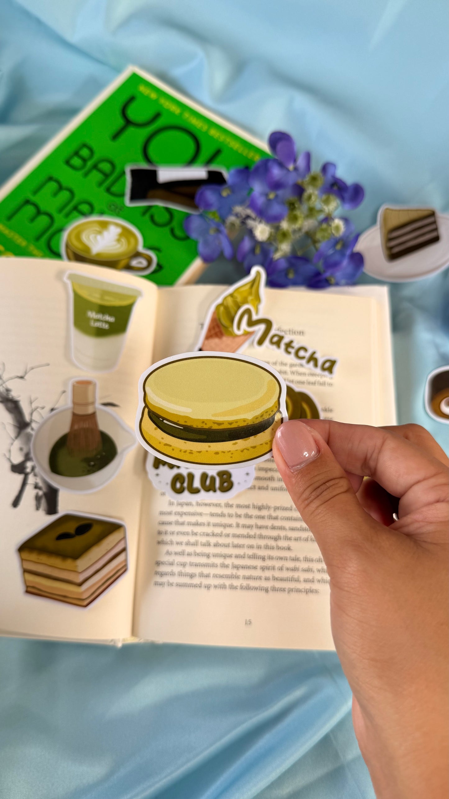 Kawaii Matcha Stickers