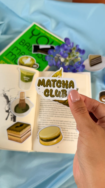 Kawaii Matcha Stickers
