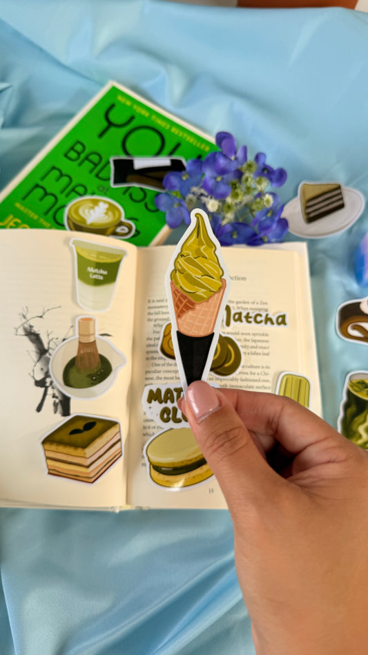 Kawaii Matcha Stickers