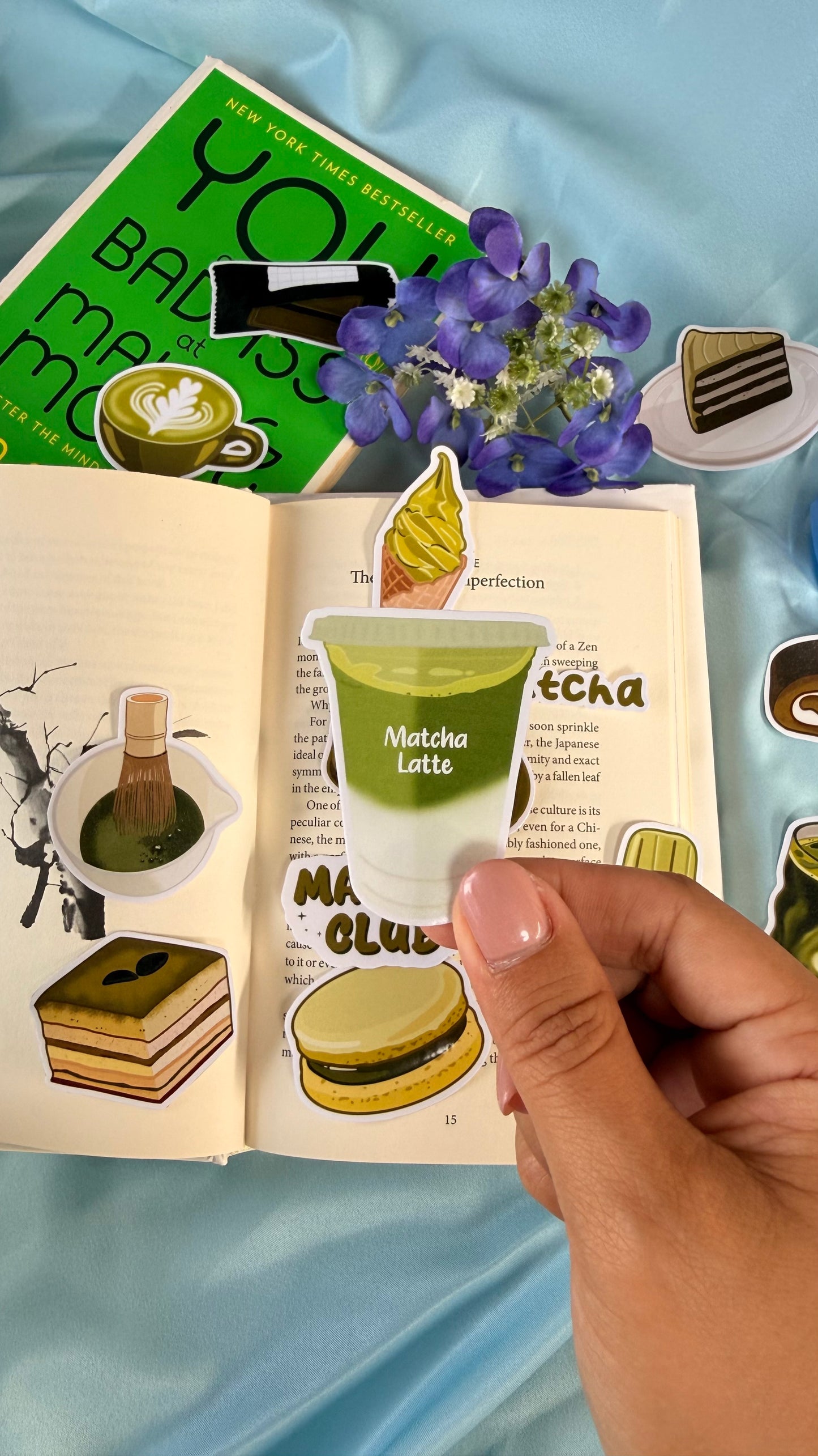 Kawaii Matcha Stickers