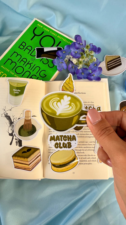 Kawaii Matcha Stickers
