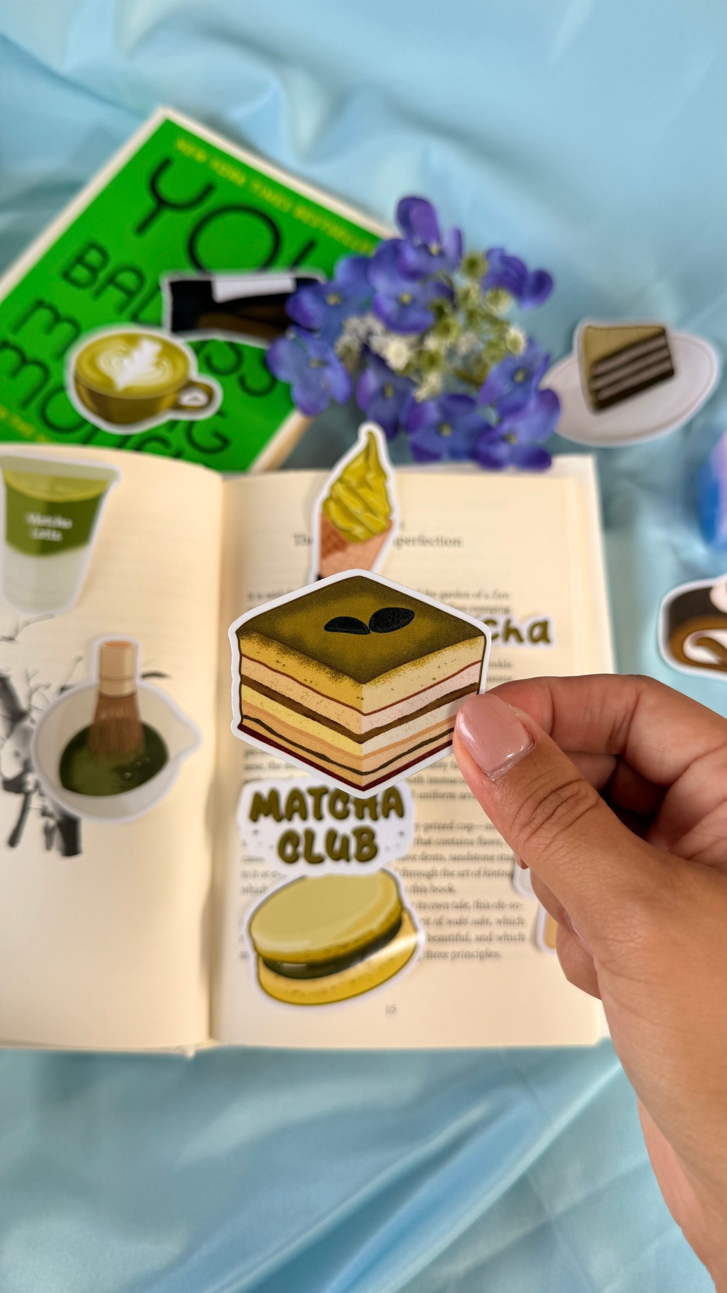 Kawaii Matcha Stickers