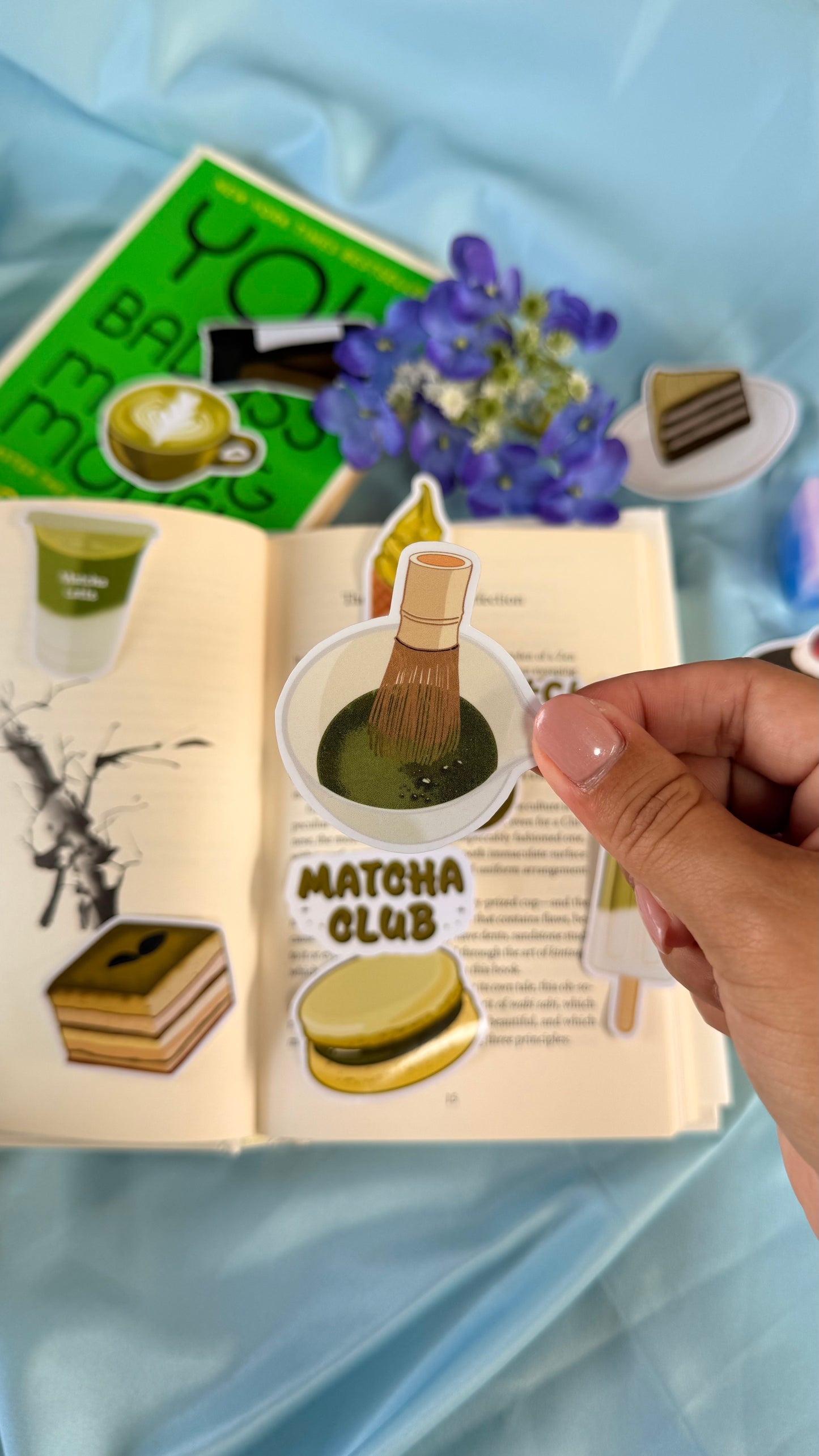 Kawaii Matcha Stickers