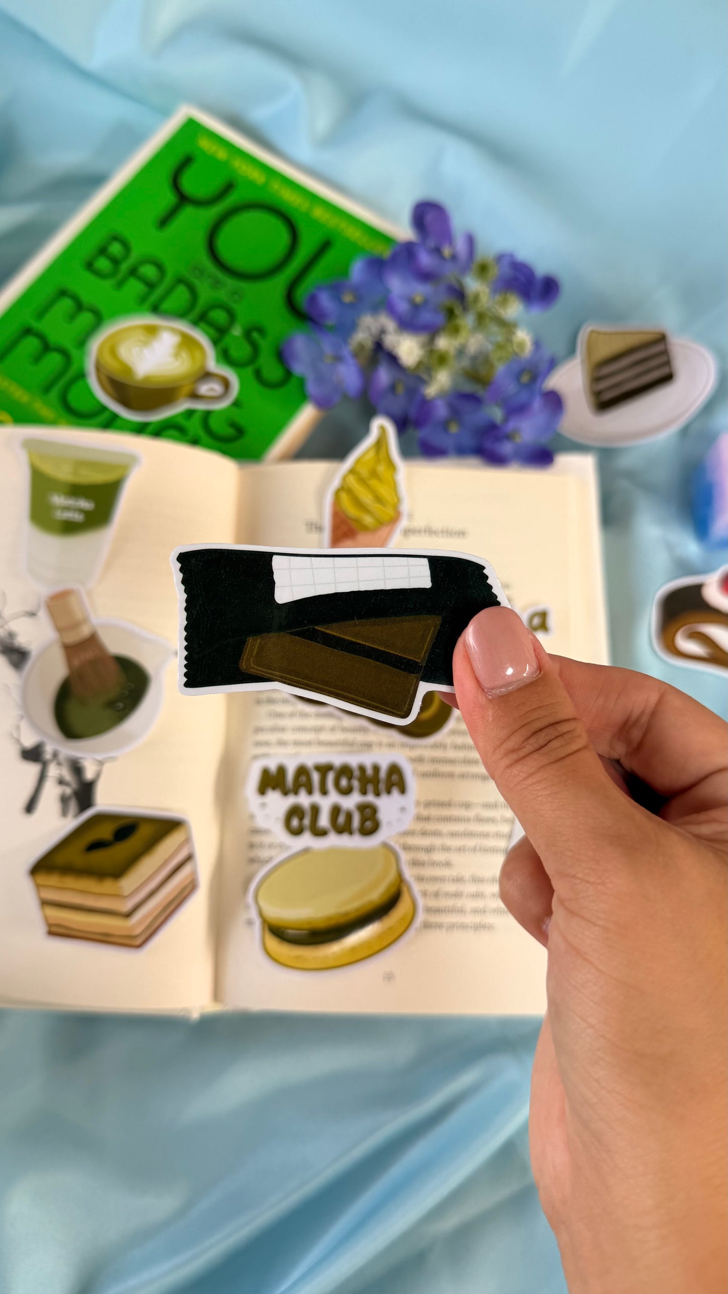 Kawaii Matcha Stickers