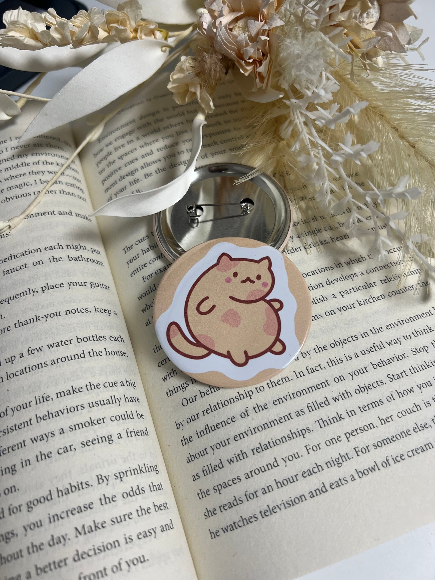 Crafted with Love – Cat Illustration Pins
