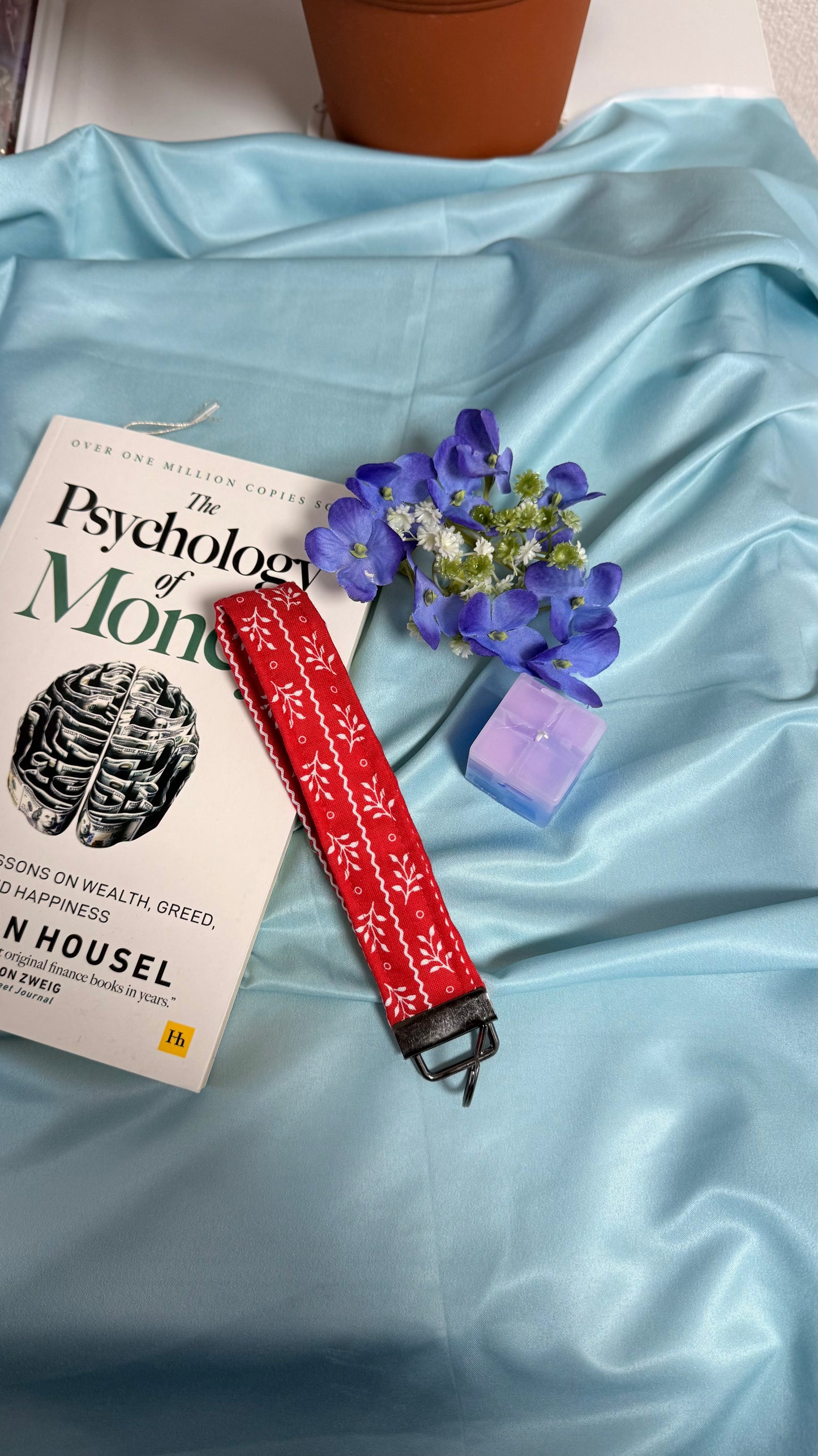 Rosie Christmas Keychain Wristlet