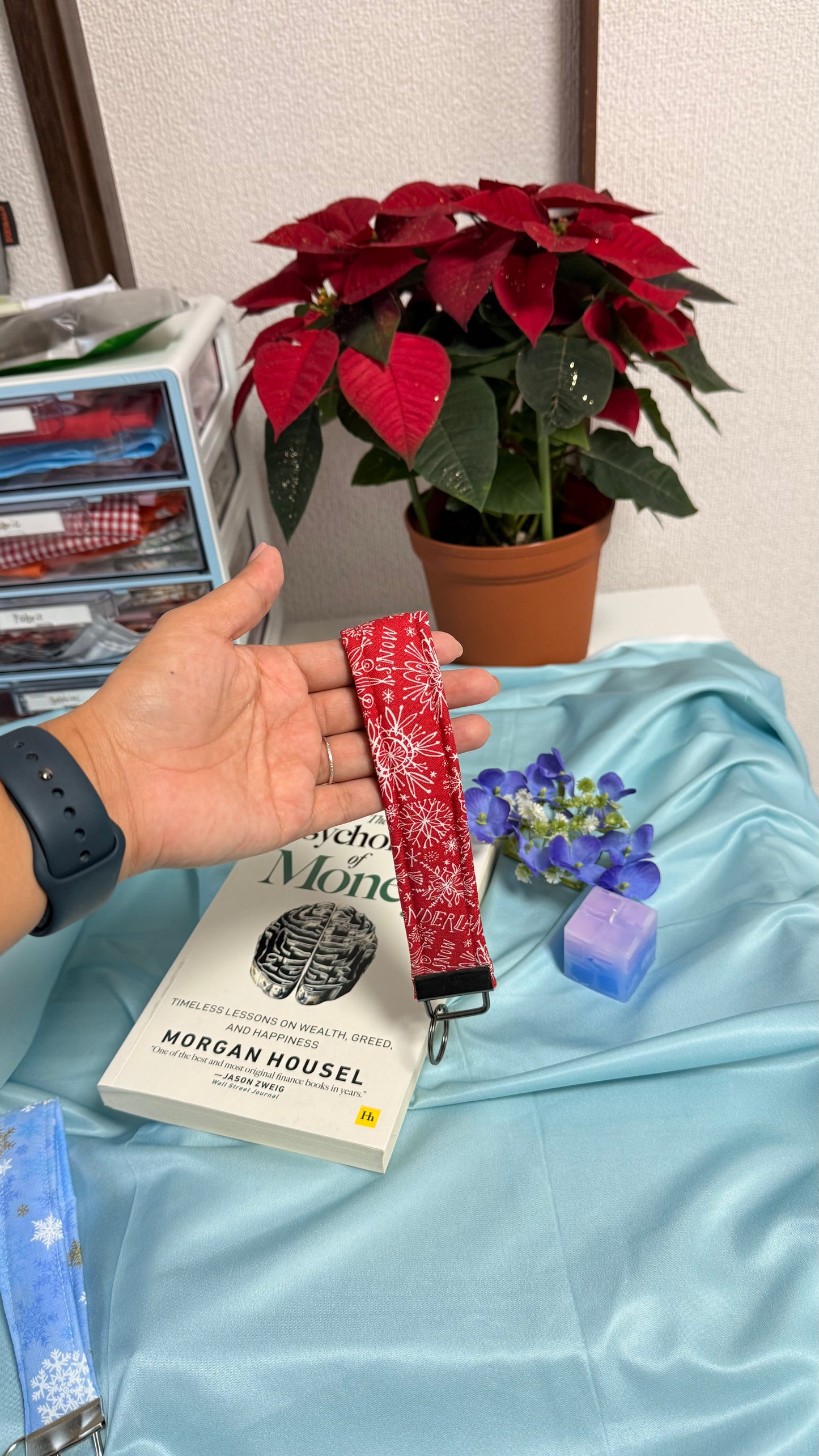 Winter Wonderland Keychain Wristlet