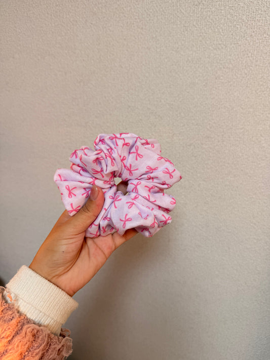 Violet  Ribbon scrunchies