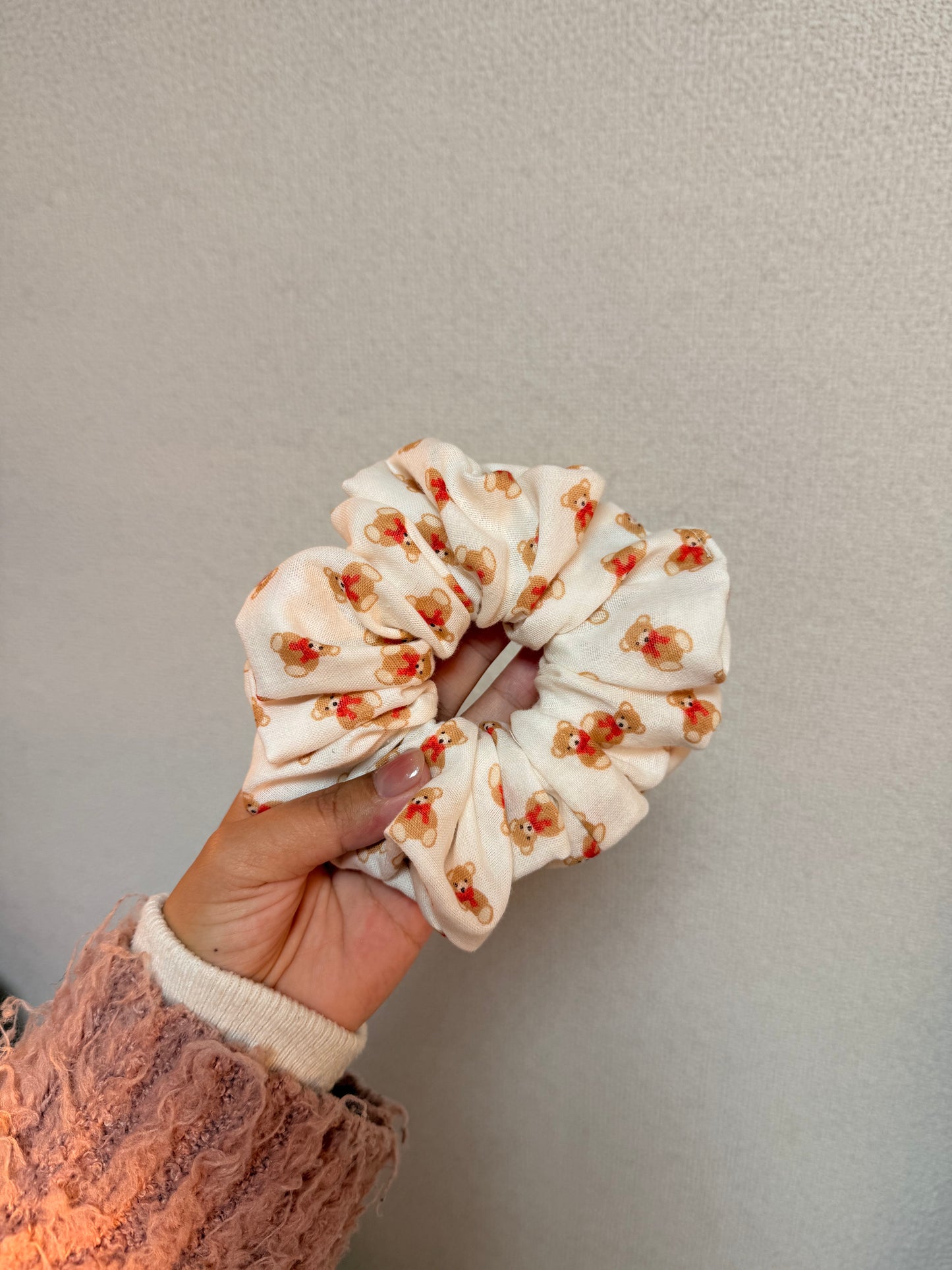 Adorable Bear Scrunchie