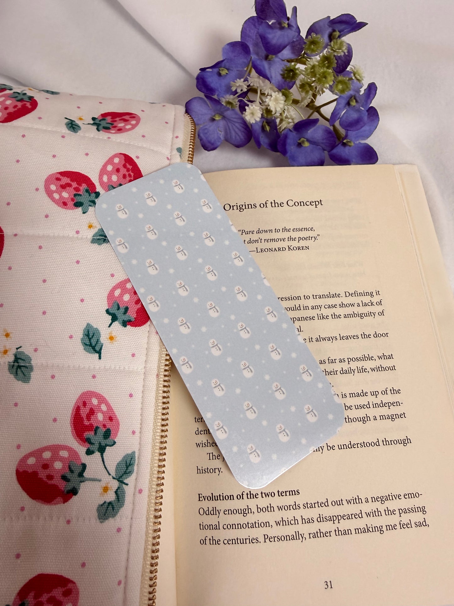Winter Bookmarks - Blue Frost