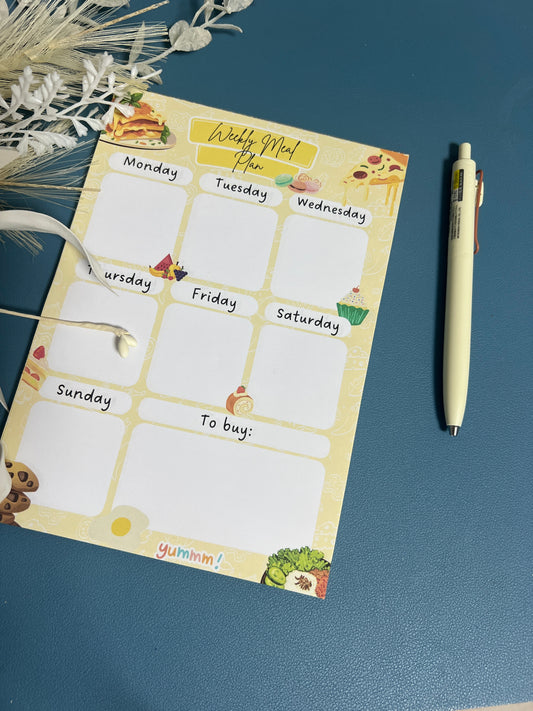 Yellow Meal Planner