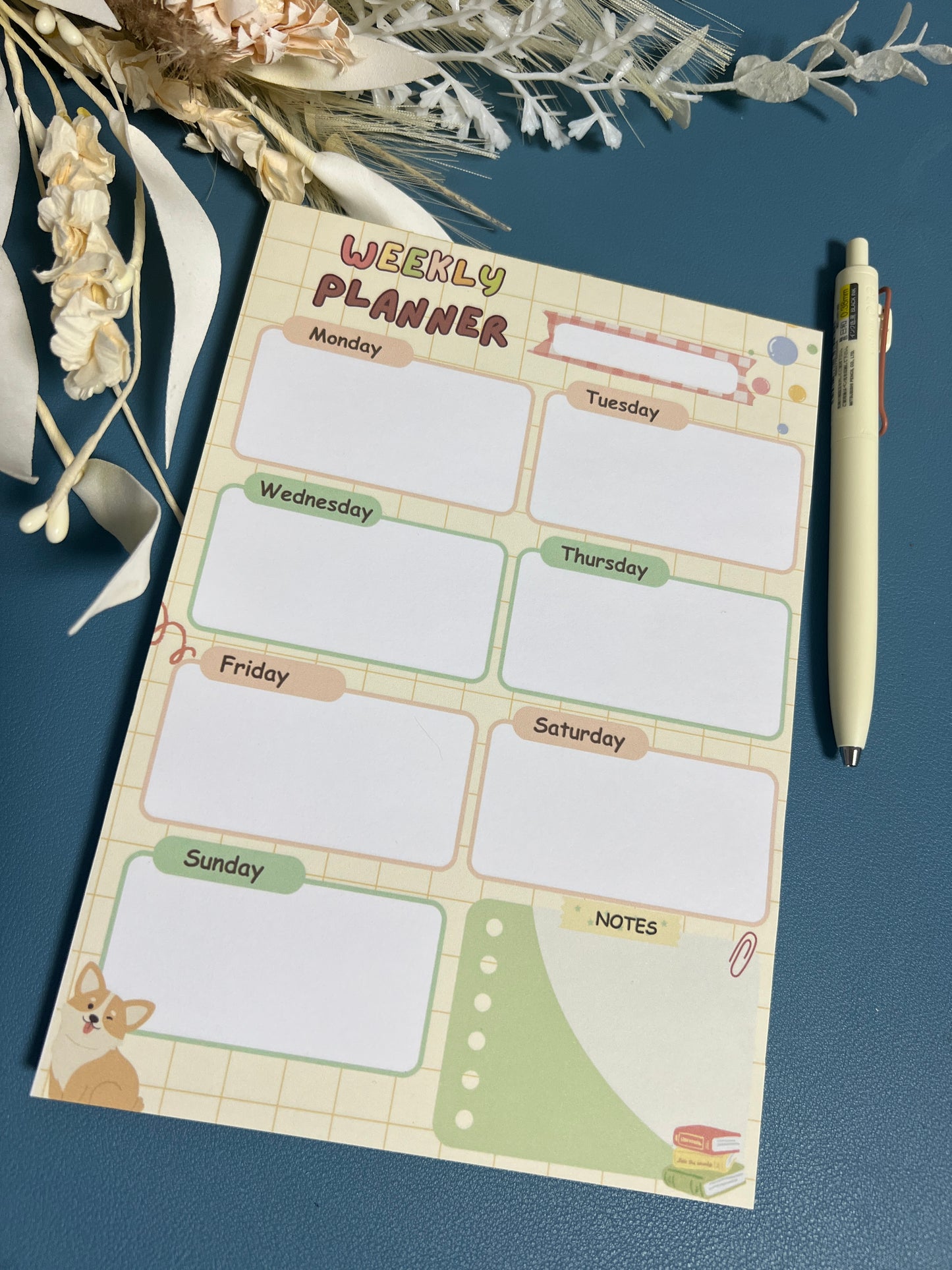 Yellow Weekly Planner