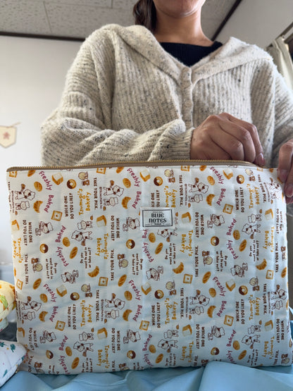 Bakery food themed laptop sleeve