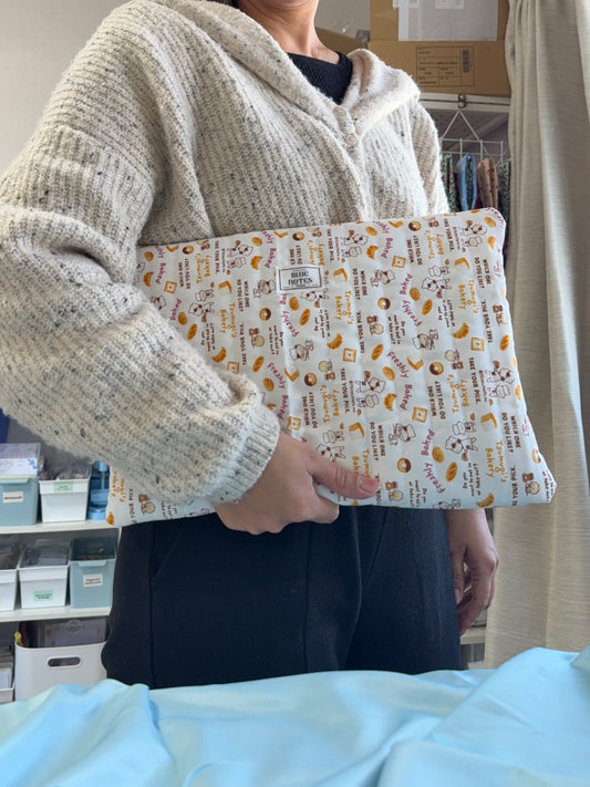 Bakery food themed laptop sleeve