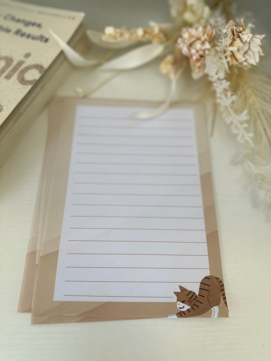 Coffee Brown Letter Set