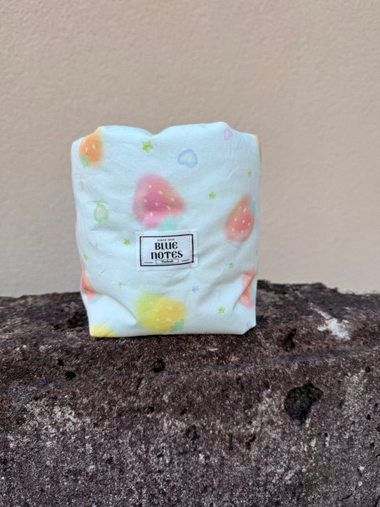 Blue Strawberry Vanity Bucket